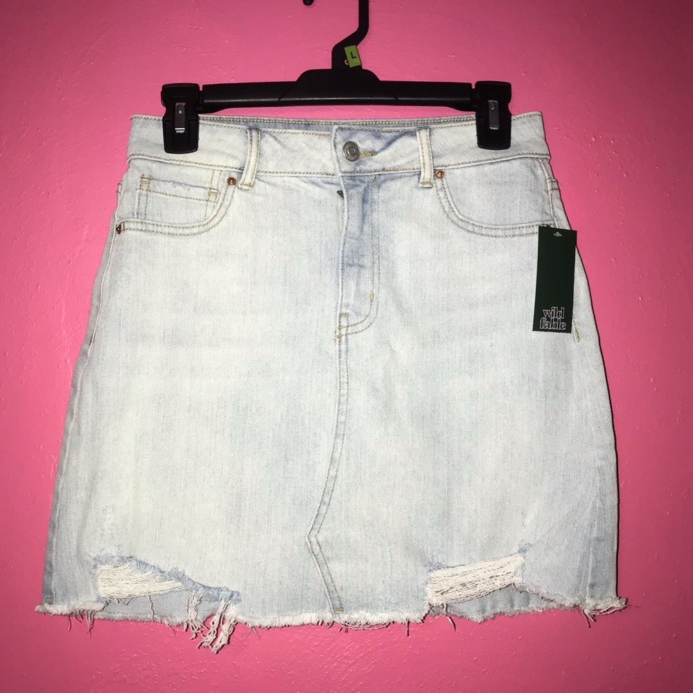🟣Denim Skirt